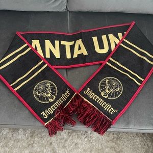 Atlanta United scarf.  Jagermeister